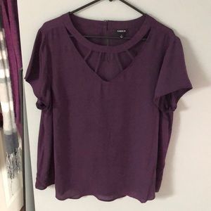 Torrid Purple Blouse